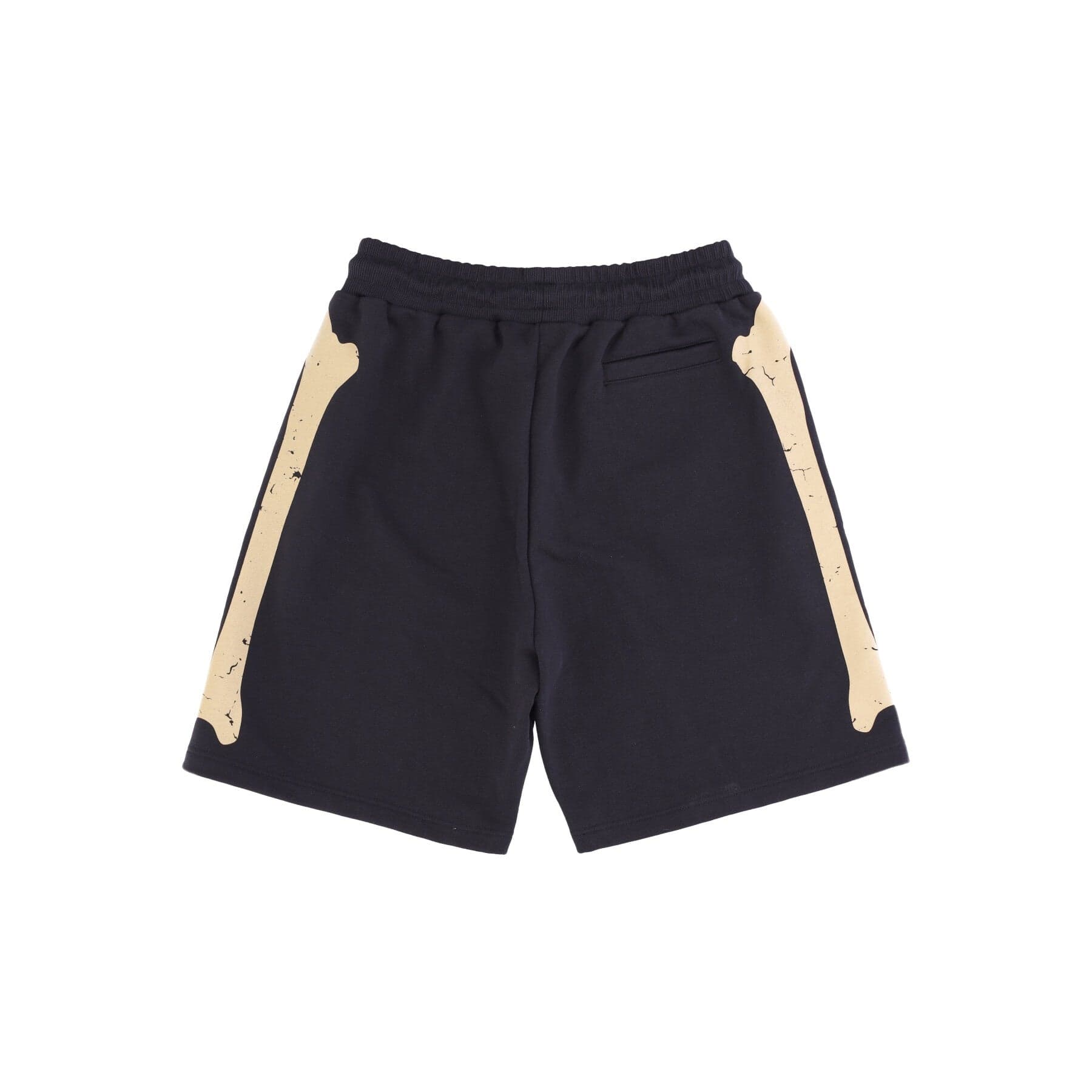 PHOBIA Pantalone Corto Tuta Uomo Skeleton Print Shorts Black/beige da uomo in Pantaloncini Drestige - Casamassima, commercioVirtuoso.it