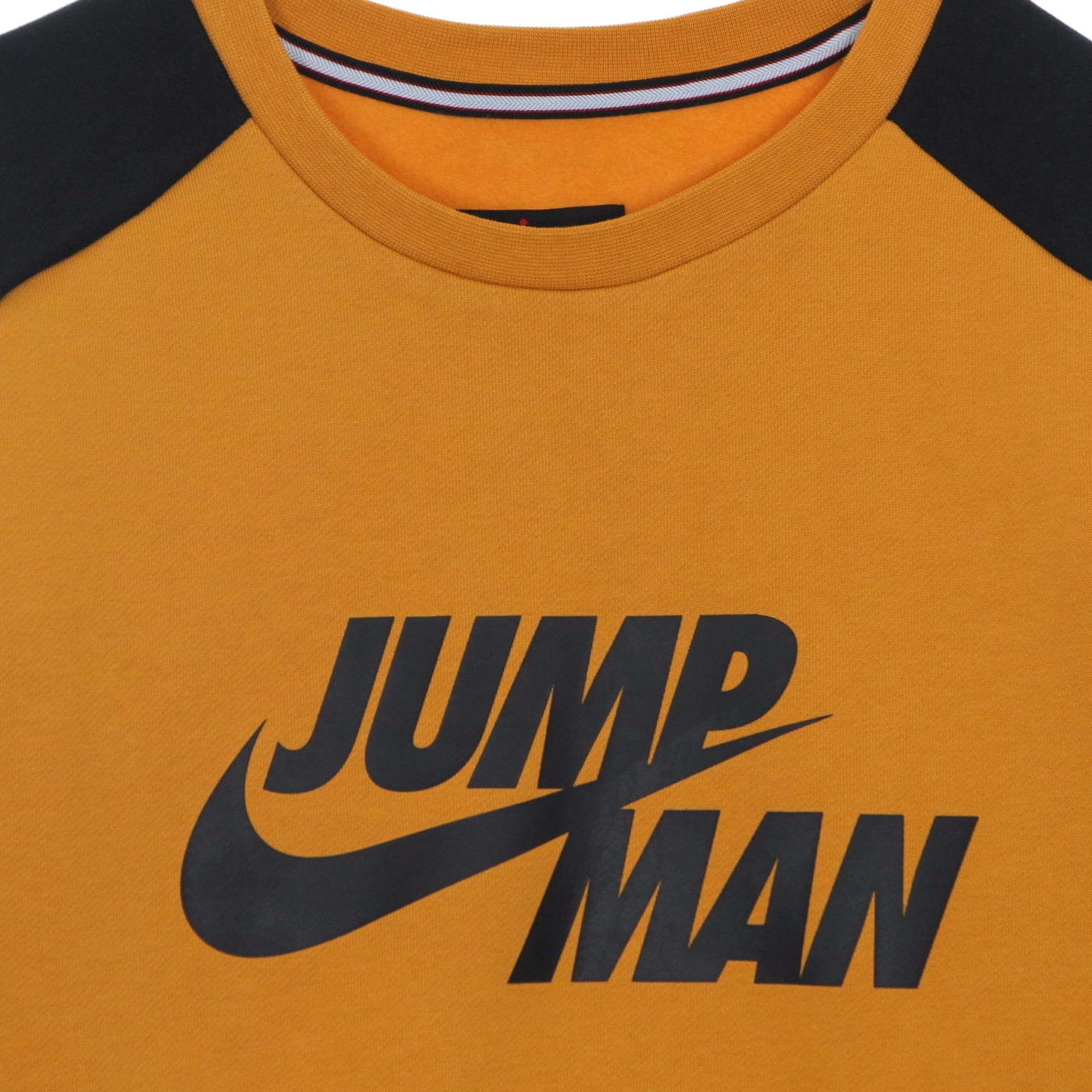 JORDAN Felpa Girocollo Uomo Jumpman Fleece Crew Light Curry/black da uomo in Felpe con cappuccio Drestige - Casamassima, commercioVirtuoso.it