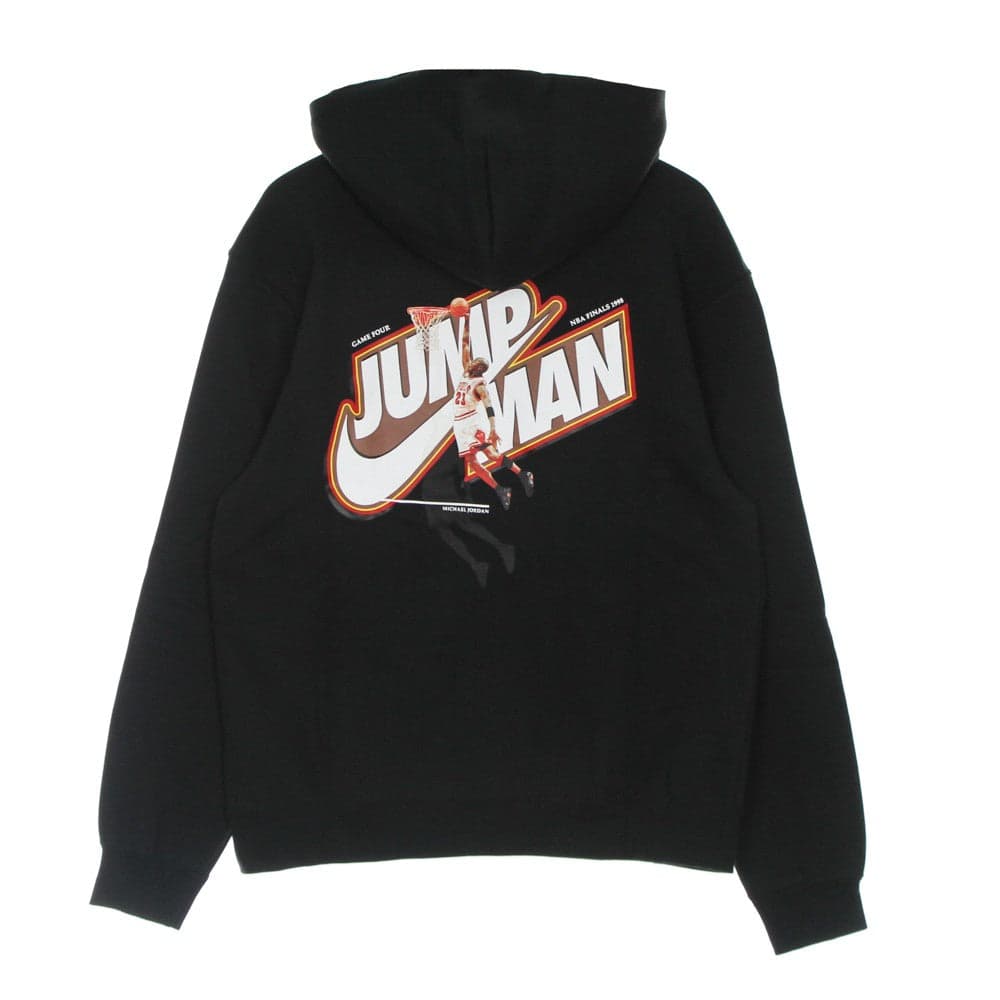 JORDAN Felpa Cappuccio Zip Uomo Jumpman Fleece Full-zip Black/pollen da uomo in Felpe con cappuccio Drestige - Casamassima, commercioVirtuoso.it