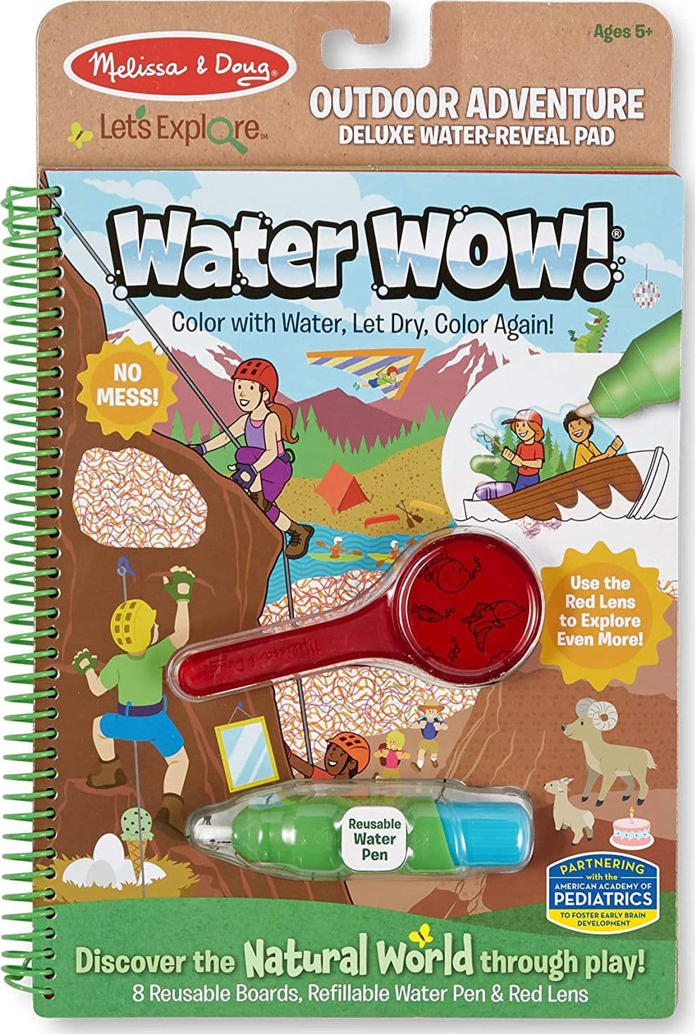 Melissa & Doug | Let's Explore Water Wow Sport all'Aperto Blocco da Scoprire con Acqua