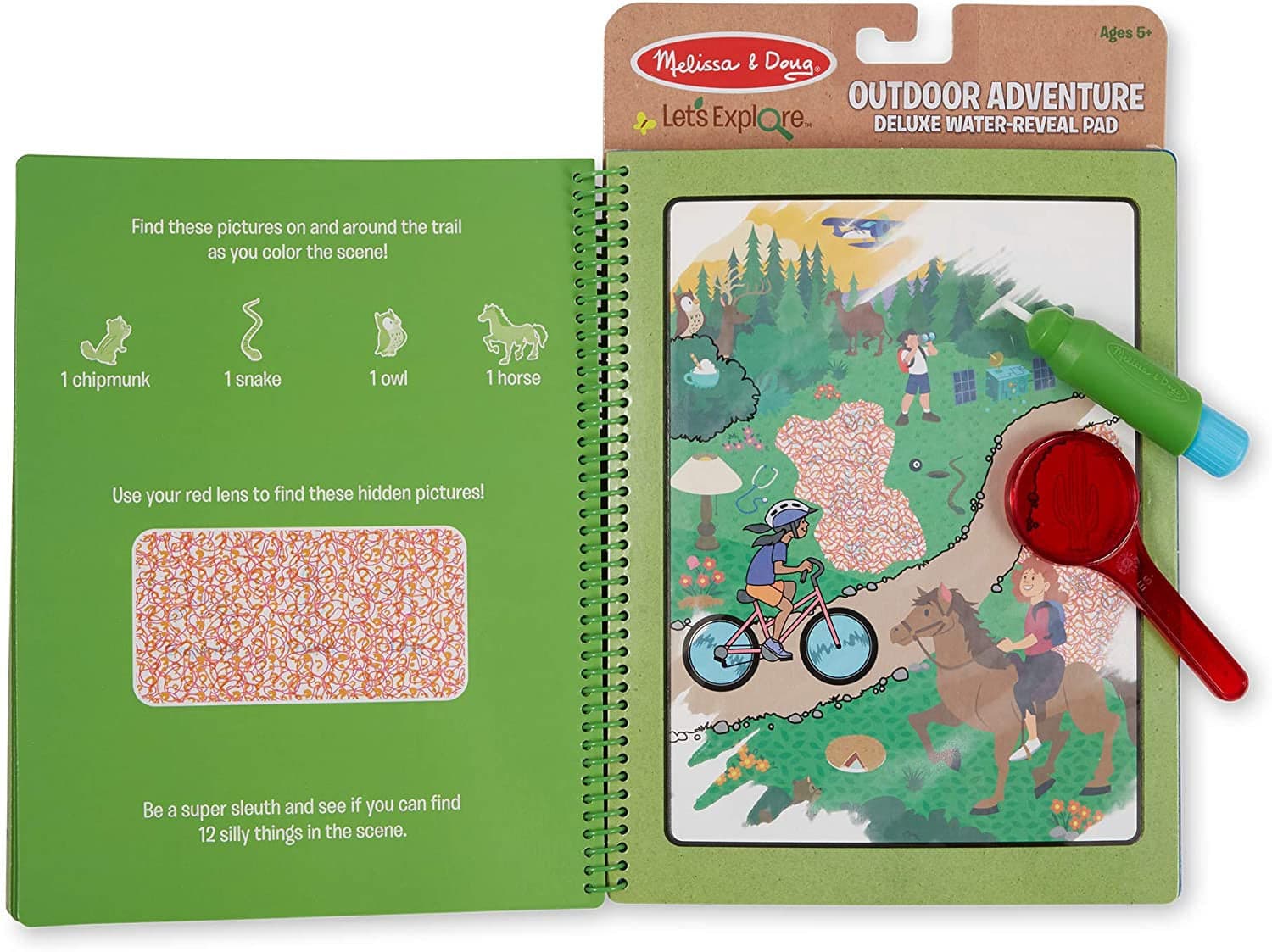Melissa & Doug | Let's Explore Water Wow Sport all'Aperto Blocco da Scoprire con Acqua in Kit di pittura Centro Bimbo - Siderno, commercioVirtuoso.it