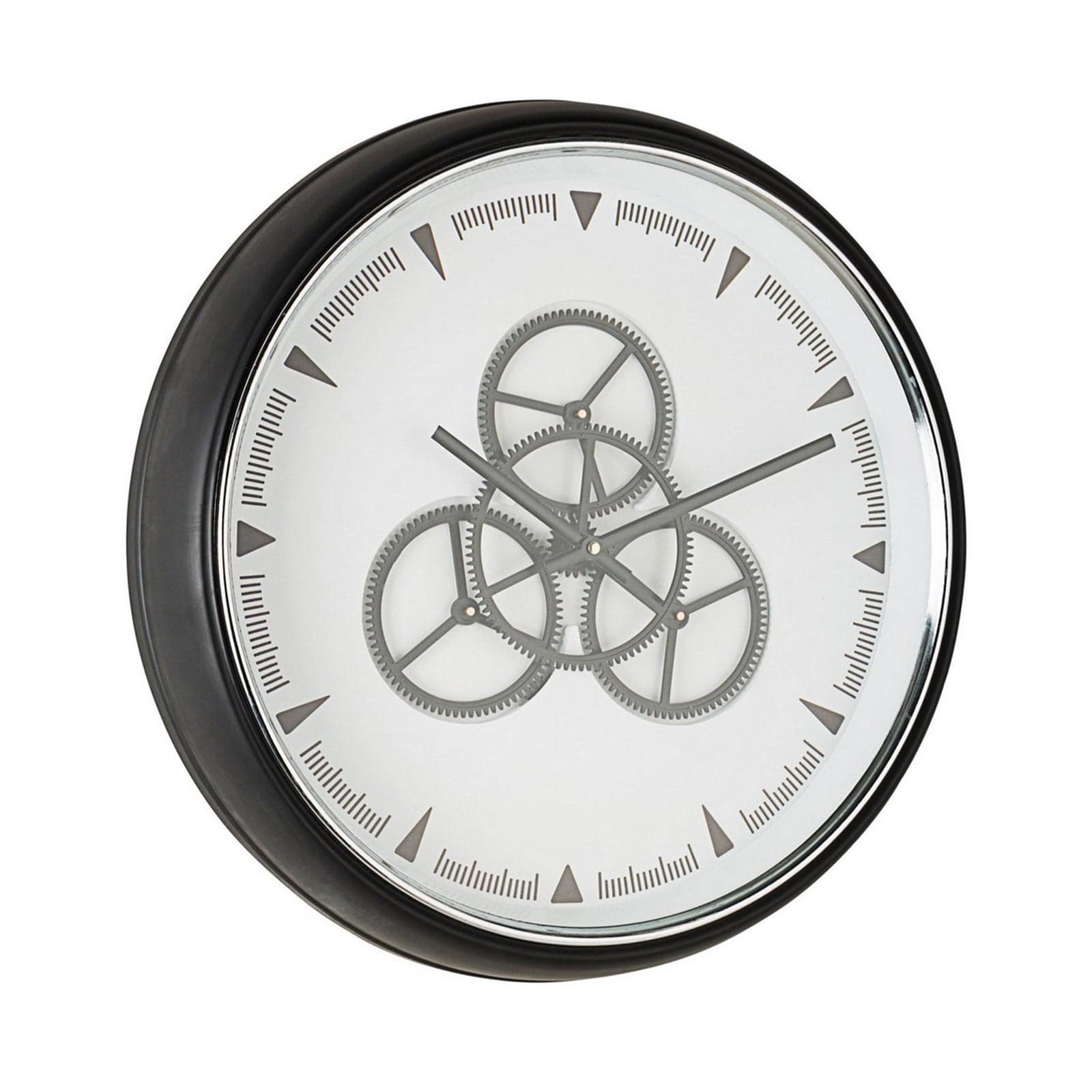 Orologio da parete "Engrenage" con ingranaggi in movimento Ø 50 cm - 6