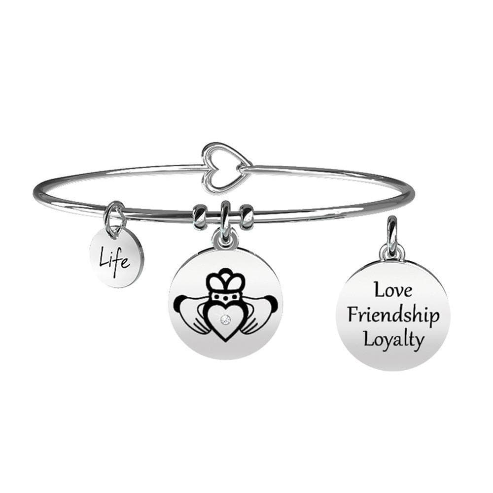 KIDULT BRACCIALE - CLADDAGH | AMICIZIA, AMORE, FEDELTÀ in Bracciali Alba Gioielli - Casoria, commercioVirtuoso.it