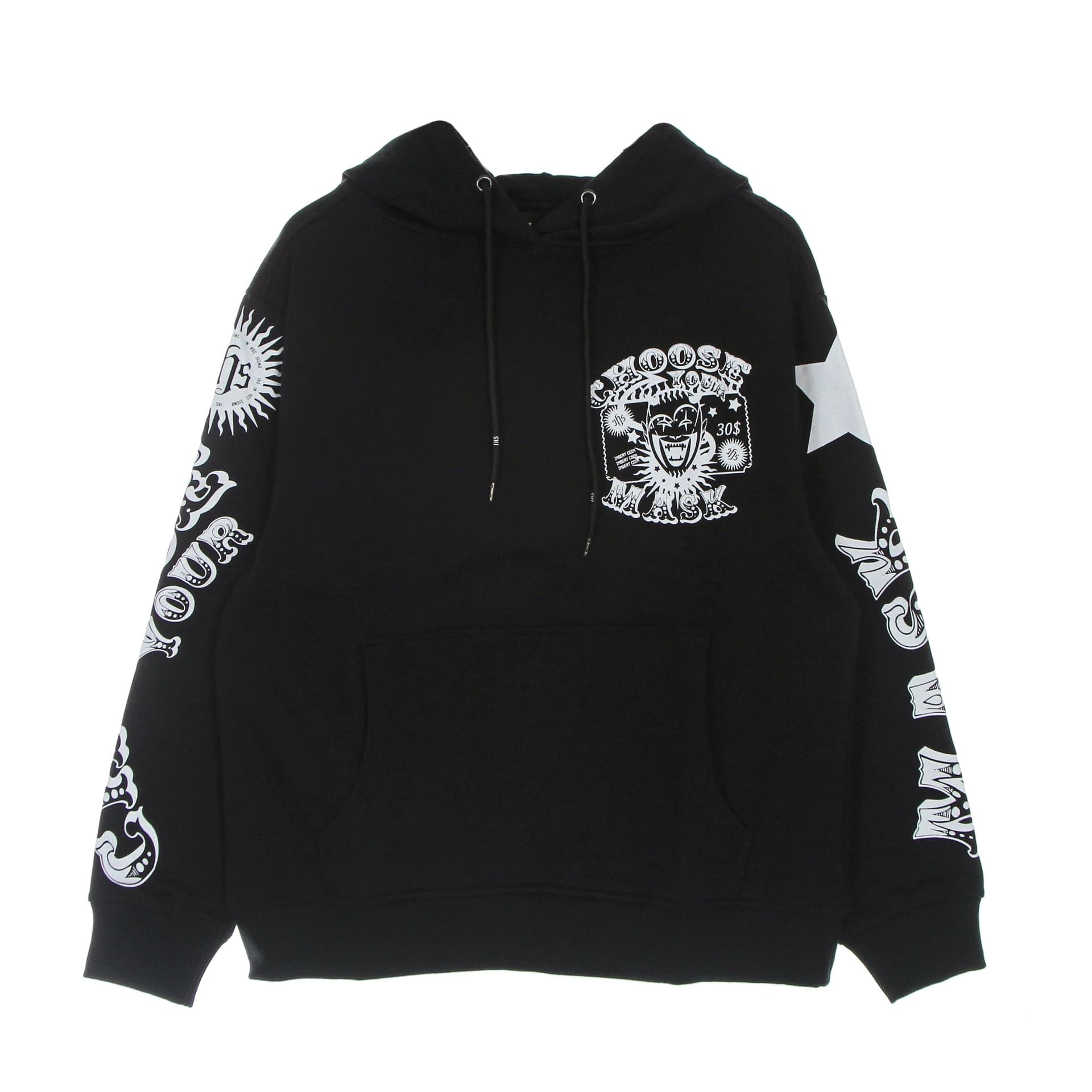 IHS Felpa Leggera Cappuccio Uomo Choose Your Mask Hoodie Black da uomo in Felpe con cappuccio Drestige - Casamassima, commercioVirtuoso.it
