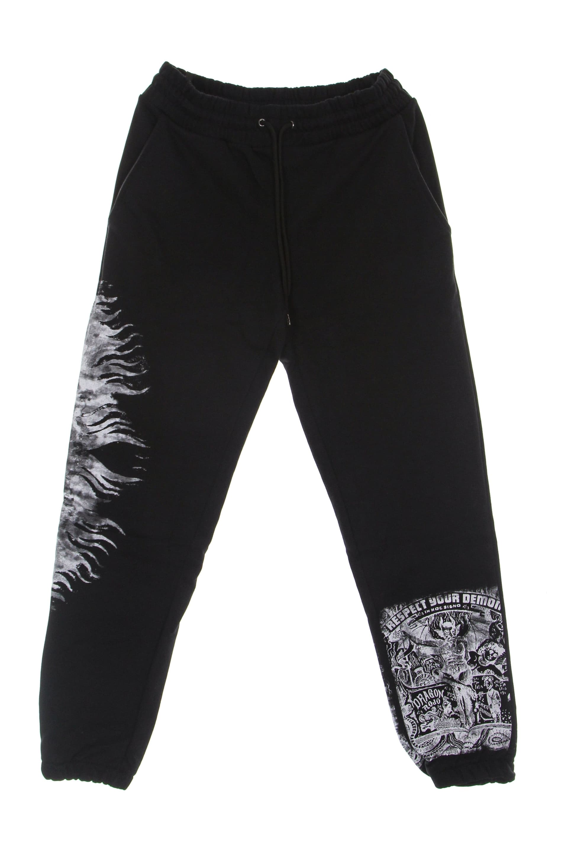 IHS Pantalone Tuta Leggero Uomo Respect Your Demon Jogger Black da uomo in Pantaloni sportivi Drestige - Casamassima, commercioVirtuoso.it