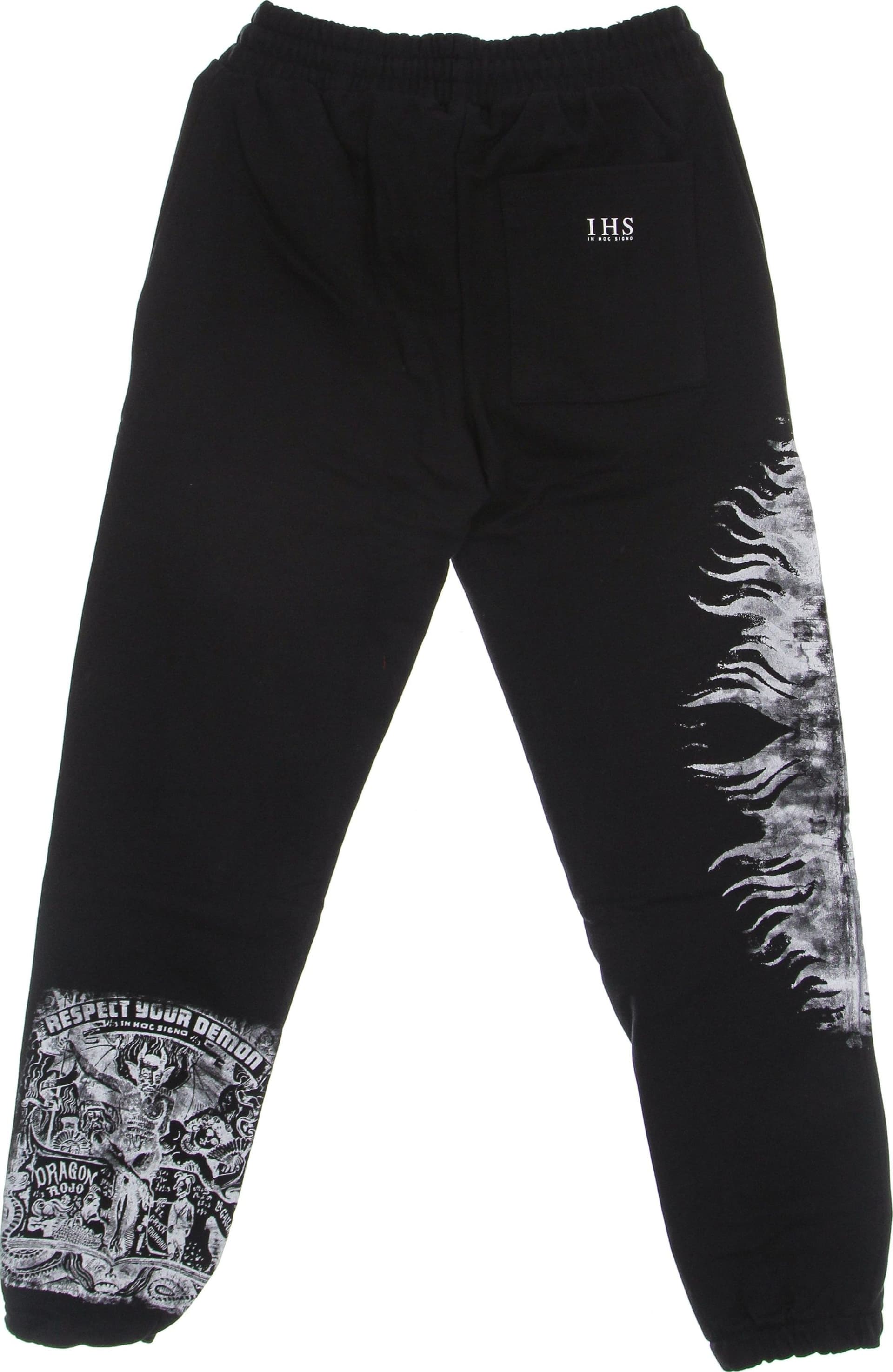 IHS Pantalone Tuta Leggero Uomo Respect Your Demon Jogger Black da uomo in Pantaloni sportivi Drestige - Casamassima, commercioVirtuoso.it