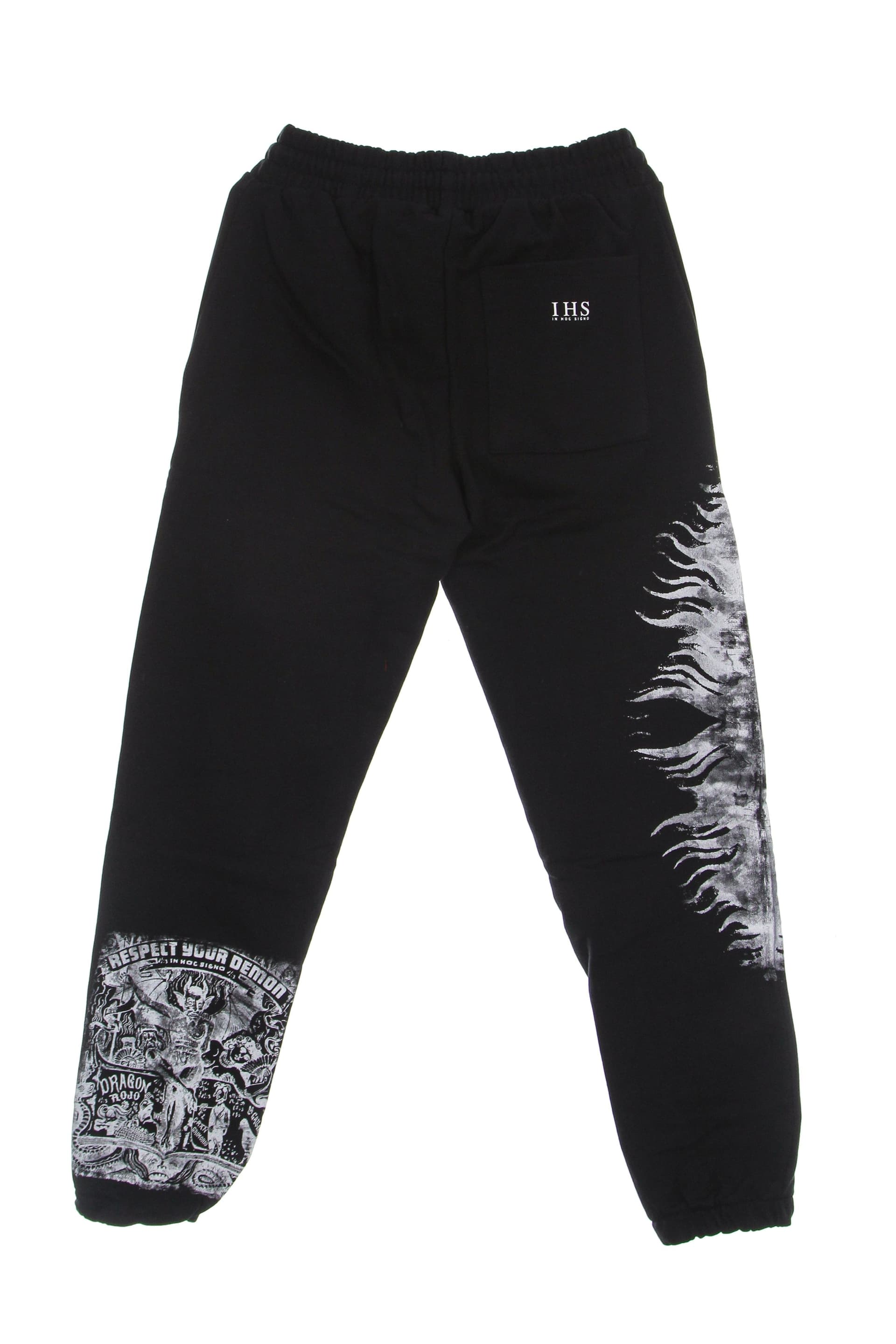 IHS Pantalone Tuta Leggero Uomo Respect Your Demon Jogger Black da uomo in Pantaloni sportivi Drestige - Casamassima, commercioVirtuoso.it