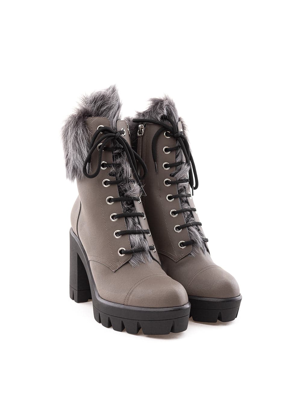 Giuseppe Zanotti Stivaletto Combat con Pelliccia interna da donna in Stivali Drestige - Casamassima, commercioVirtuoso.it