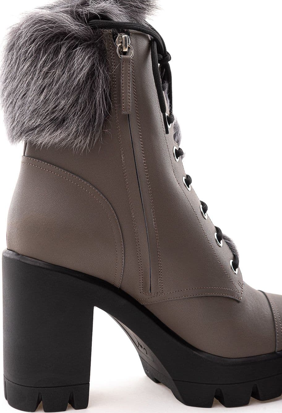 Giuseppe Zanotti Stivaletto Combat con Pelliccia interna da donna in Stivali Drestige - Casamassima, commercioVirtuoso.it
