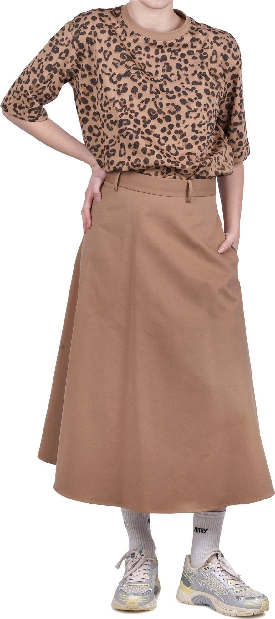 Semi-Couture Semi Couture - Gonna - 470957 - Cammello da donna in Maglie termiche Drestige - Casamassima, commercioVirtuoso.it