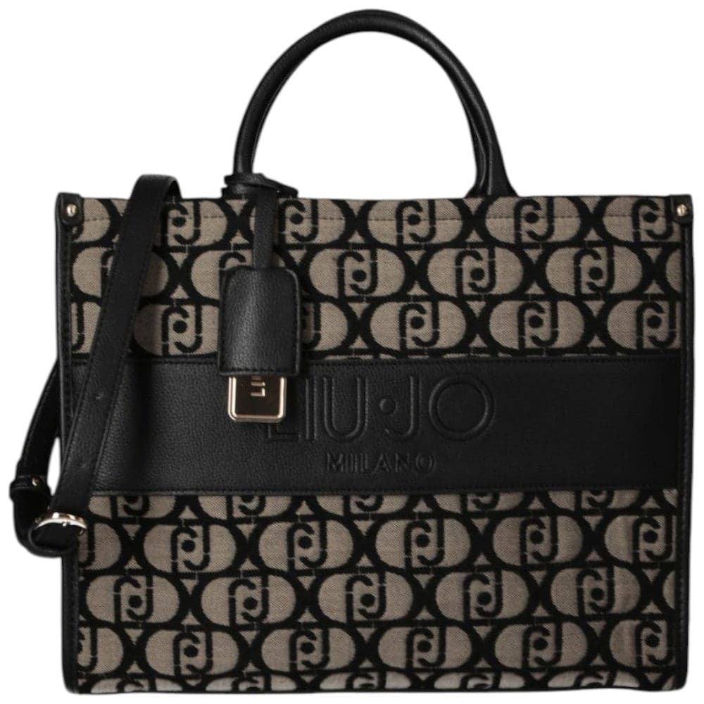Liu Jo borsa tote nera in tessuto AF5206T3152-22222