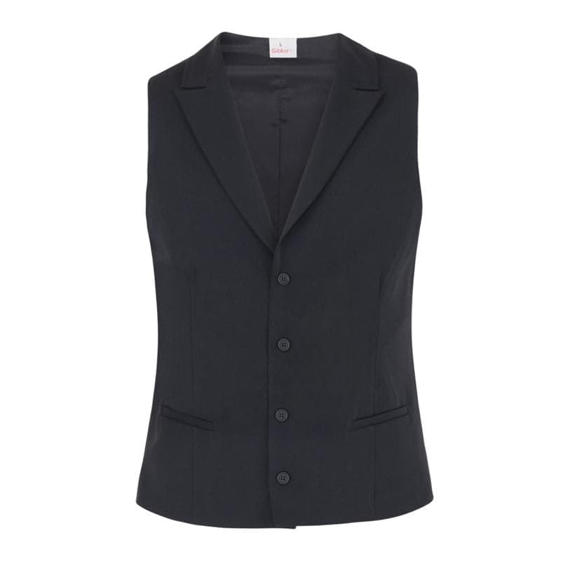 Gilet Giulio Nero Gilet Uomo Collo Scialle in Gilet Dresswork - Como, commercioVirtuoso.it