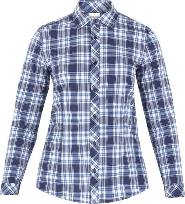 Camicia Lilly Scozzese Blu Camicia Donna Cameriere Agriturismo Baita in Maglie e camicie Dresswork - Como, commercioVirtuoso.it