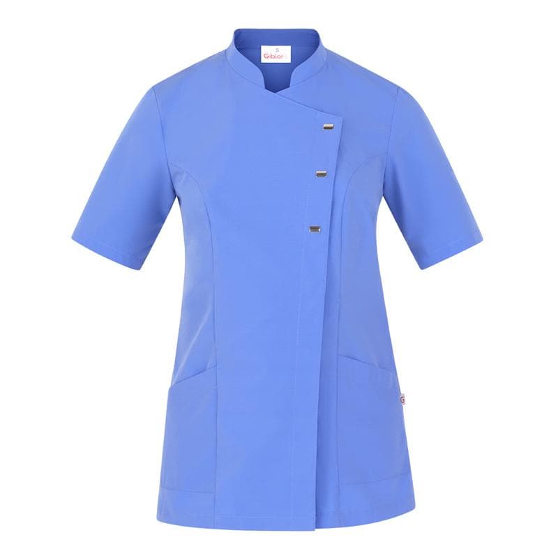 Casacca Greta Azzurro Casacca Donna Manica Corta Medicale Estetica Acconciature Infermiera in Uniformi sanitarie - giacche Dresswork - Como, commercioVirtuoso.it