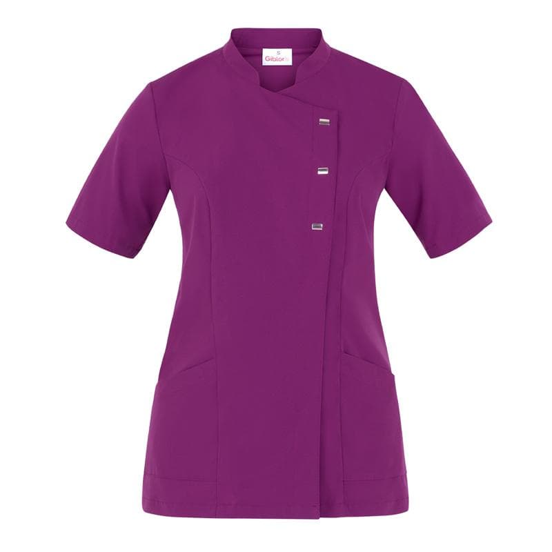 Casacca Greta Prugna Casacca Donna Manica Corta Medicale Estetica Acconciature Infermiera in Uniformi sanitarie - giacche Dresswork - Como, commercioVirtuoso.it