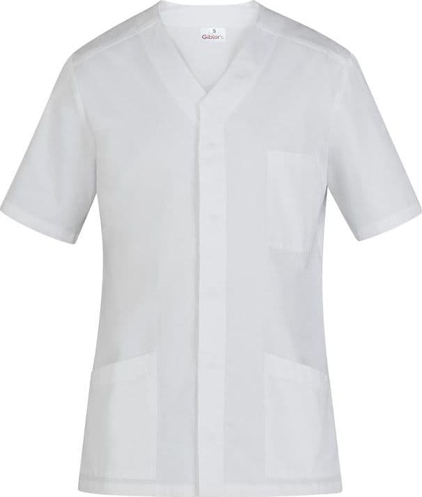 Casacca Franco Bianco Casacca Uomo Manica Corta Medicale Alimentare in Uniformi sanitarie - giacche Dresswork - Como, commercioVirtuoso.it