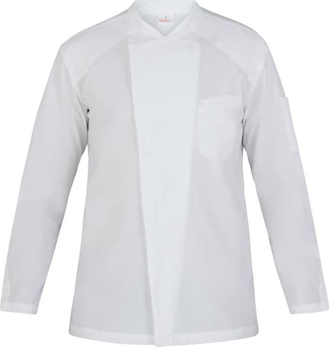 Giacca Diego Bianco Giacca Cuoco No Stiro in Giacche da chef Dresswork - Como, commercioVirtuoso.it