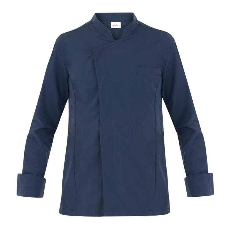 Giacca Giorgio Blu Giacca Cuoco No Stiro in Giacche da chef Dresswork - Como, commercioVirtuoso.it