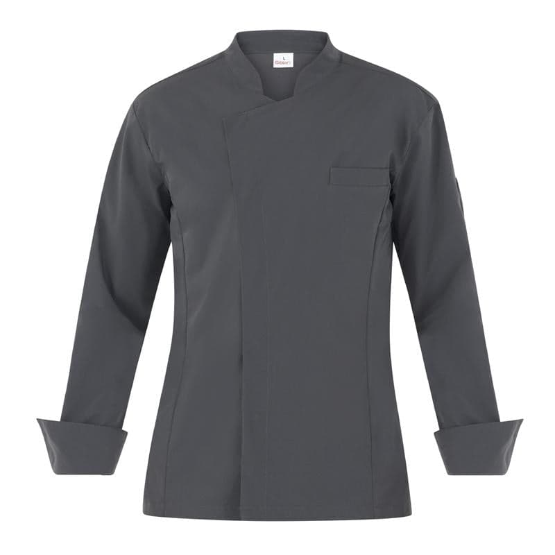 Giacca Giorgio Grigio Giacca Cuoco No Stiro in Giacche da chef Dresswork - Como, commercioVirtuoso.it