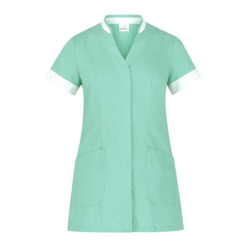 Casacca Aurelia Verde Acqua Casacca Donna Manica Corta Pulizie Albergo Asilo Mensa in Grembiuli Dresswork - Como, commercioVirtuoso.it
