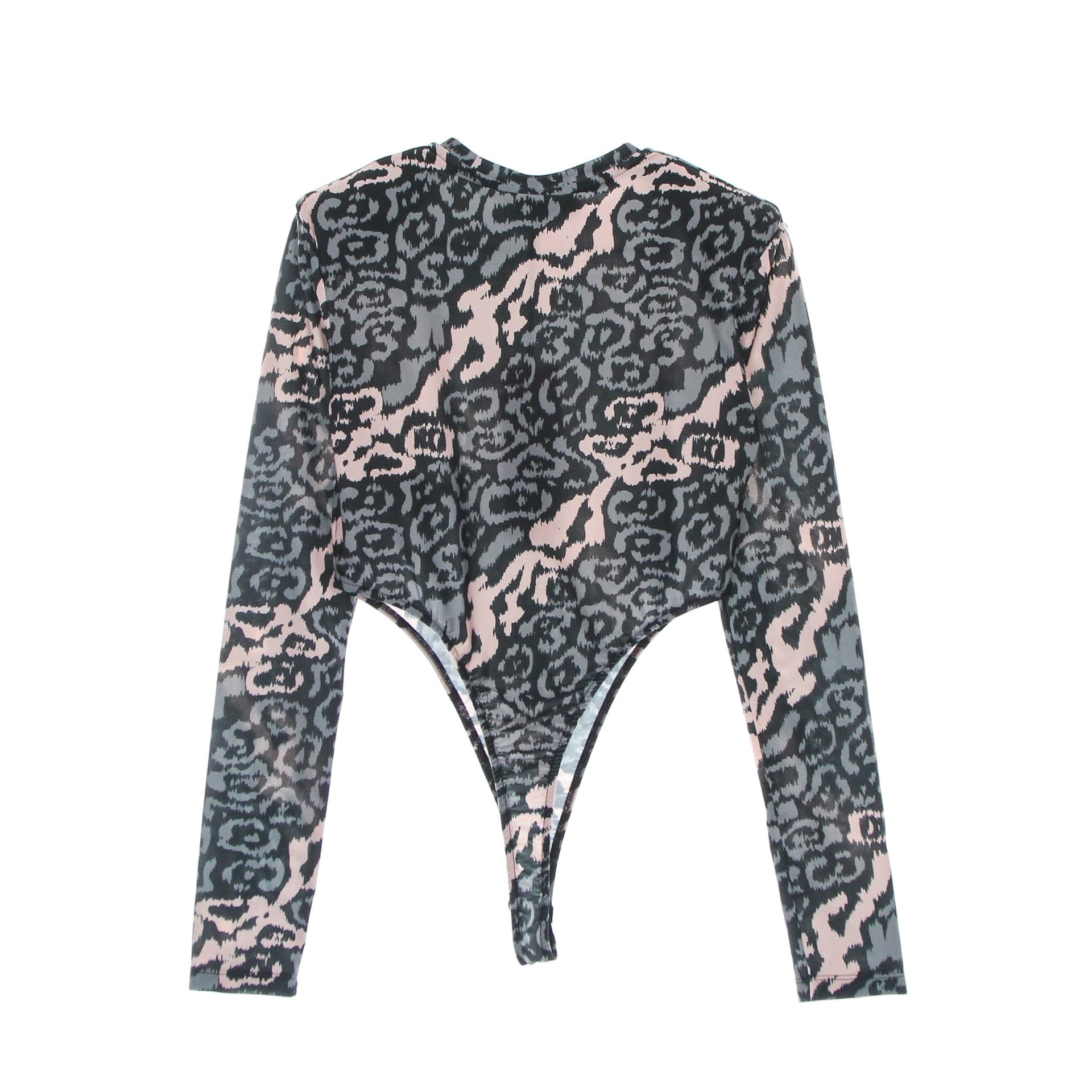 VISION OF SUPER Body Donna Allover Leopard Body Pink/grey da donna in Body Drestige - Casamassima, commercioVirtuoso.it
