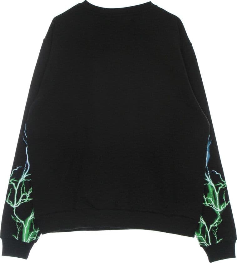 PHOBIA Felpa Leggera Girocollo Uomo Lightning Crewneck Black/green/lightblue da uomo in Felpe senza cappuccio Drestige - Casamassima, commercioVirtuoso.it