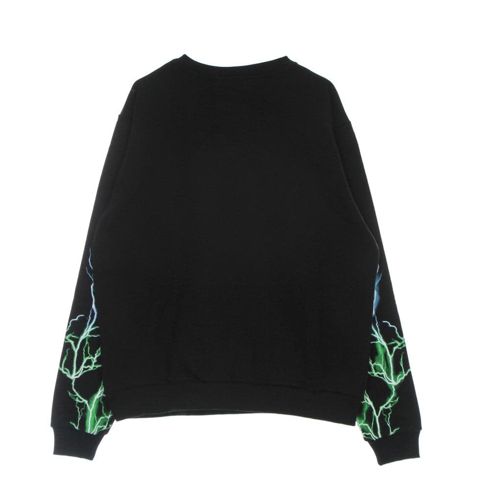 PHOBIA Felpa Leggera Girocollo Uomo Lightning Crewneck Black/green/lightblue da uomo in Felpe senza cappuccio Drestige - Casamassima, commercioVirtuoso.it