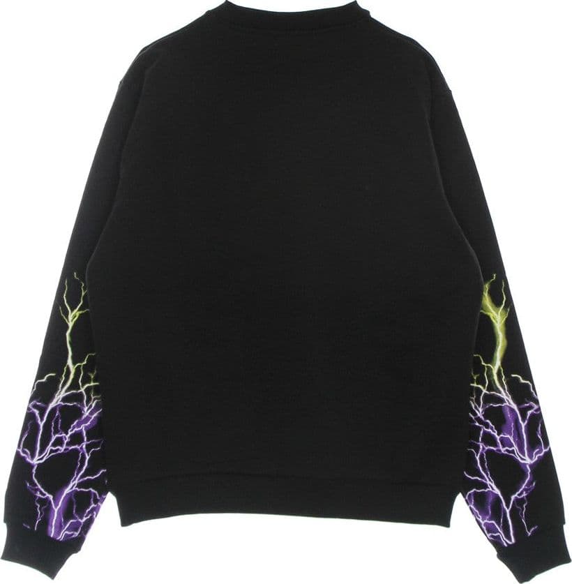 PHOBIA Felpa Leggera Girocollo Uomo Lightning Crewneck Black/purple/yellow da uomo in Felpe senza cappuccio Drestige - Casamassima, commercioVirtuoso.it