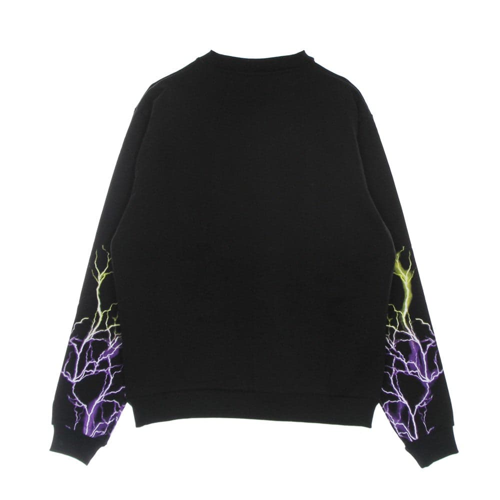 PHOBIA Felpa Leggera Girocollo Uomo Lightning Crewneck Black/purple/yellow da uomo in Felpe senza cappuccio Drestige - Casamassima, commercioVirtuoso.it