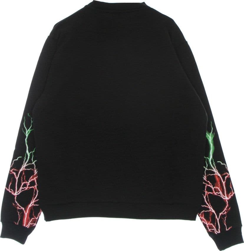 PHOBIA Felpa Leggera Girocollo Uomo Lightning Crewneck Black/red/green da uomo in Felpe senza cappuccio Drestige - Casamassima, commercioVirtuoso.it