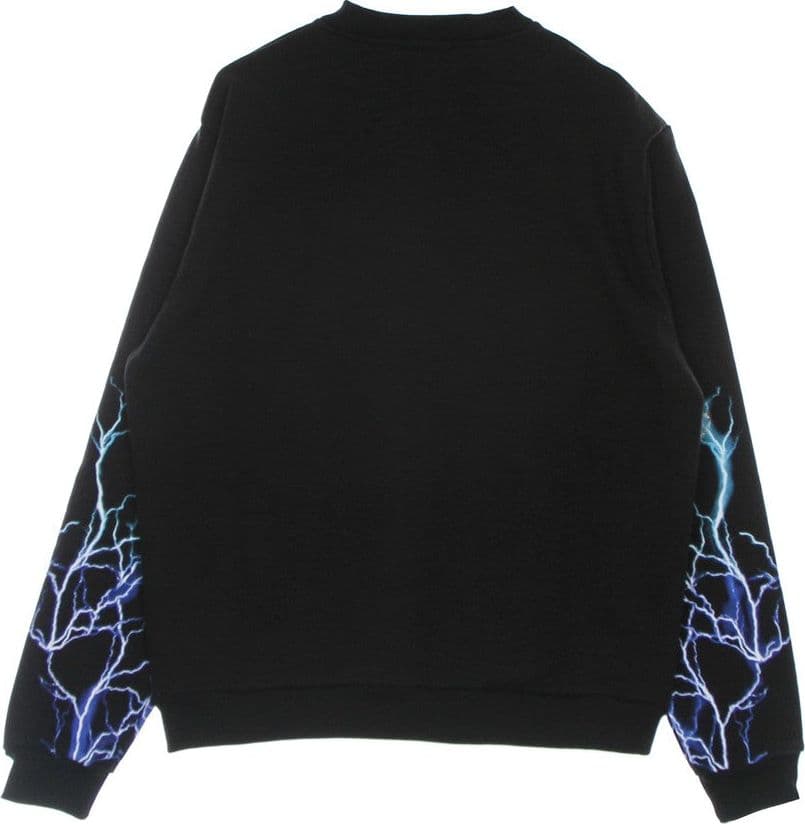 PHOBIA Felpa Leggera Girocollo Uomo Lightning Crewneck Black/blue/lightblue da uomo in Felpe senza cappuccio Drestige - Casamassima, commercioVirtuoso.it