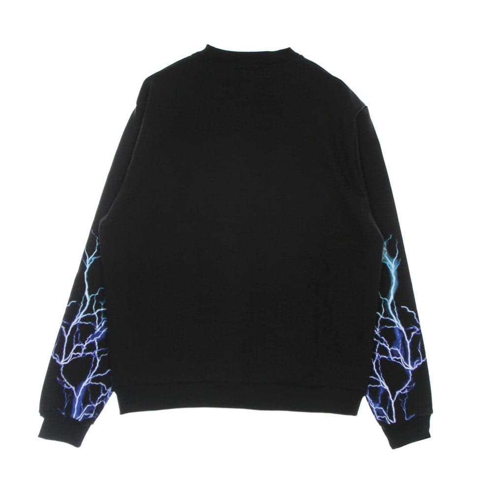 PHOBIA Felpa Leggera Girocollo Uomo Lightning Crewneck Black/blue/lightblue da uomo in Felpe senza cappuccio Drestige - Casamassima, commercioVirtuoso.it