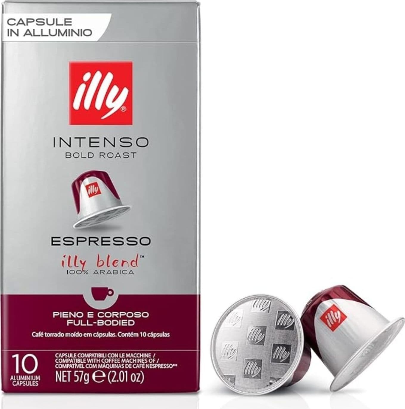 ILLY Intenso 300 Capsule In Alluminio Compatibili Nespresso in  Ecoprice.it - Avellino, commercioVirtuoso.it