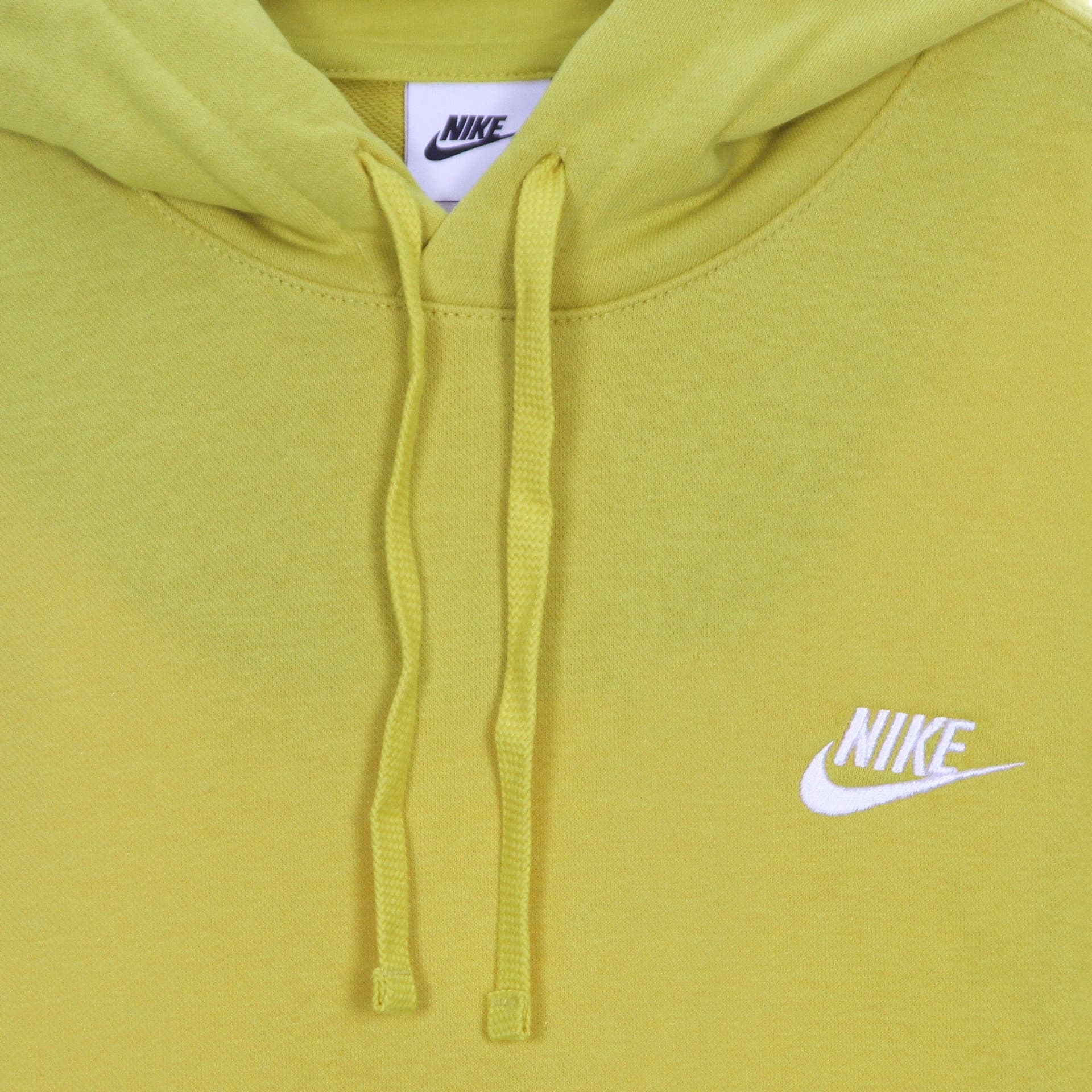Nike Felpa Leggera Cappuccio Uomo Sportswear Club Hoodie Vivid Sulfur/vivid Surfur/white da uomo in Felpe senza cappuccio Drestige - Casamassima, commercioVirtuoso.it