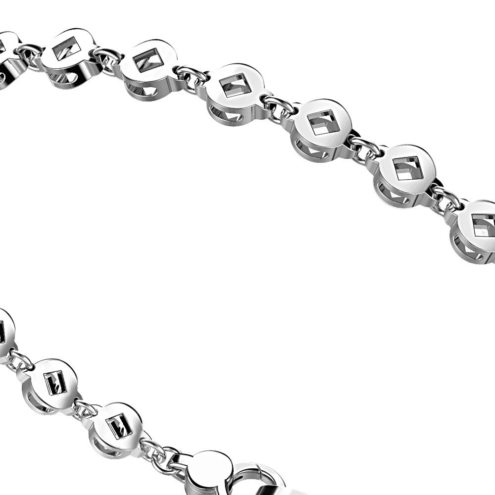 Zancan - Bracciale solo maglia in argento in Bracciali Alba Gioielli - Casoria, commercioVirtuoso.it