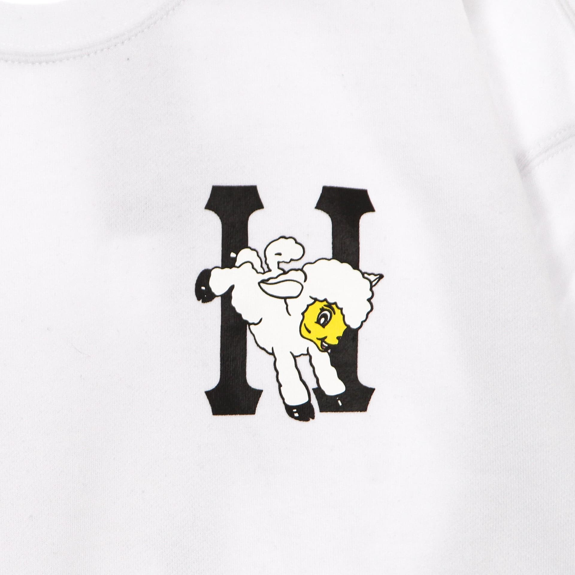HUF Felpa Girocollo Donna Flocked Classic H Crew White da donna in Felpe senza cappuccio Drestige - Casamassima, commercioVirtuoso.it