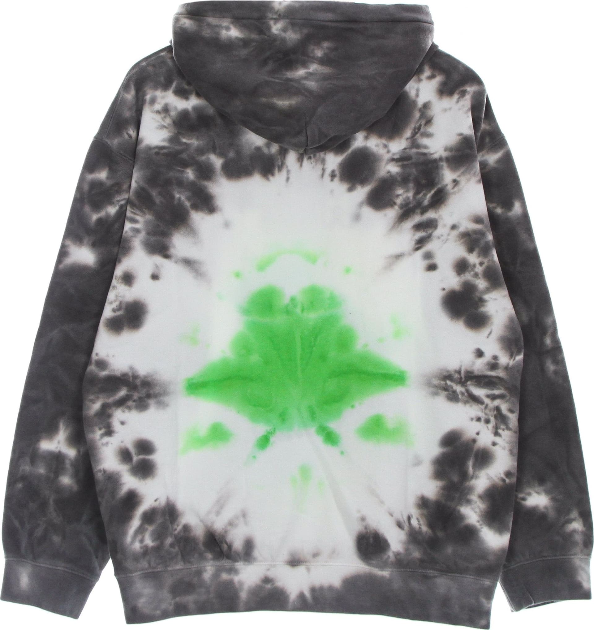 HUF Felpa Cappuccio Uomo High Dye P/o Tiedye Hoodie Huf Green da uomo in Felpe con cappuccio Drestige - Casamassima, commercioVirtuoso.it