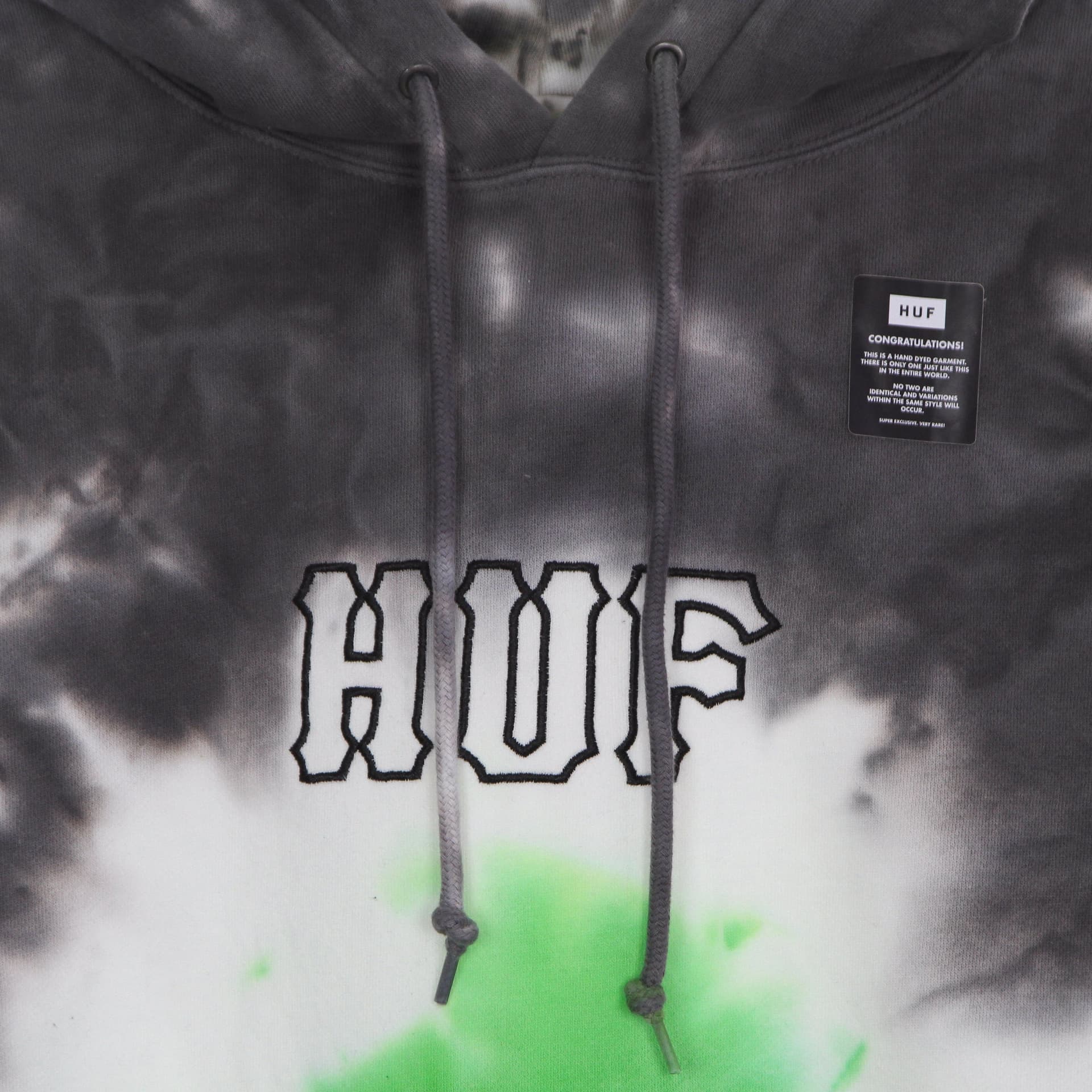 HUF Felpa Cappuccio Uomo High Dye P/o Tiedye Hoodie Huf Green da uomo in Felpe con cappuccio Drestige - Casamassima, commercioVirtuoso.it