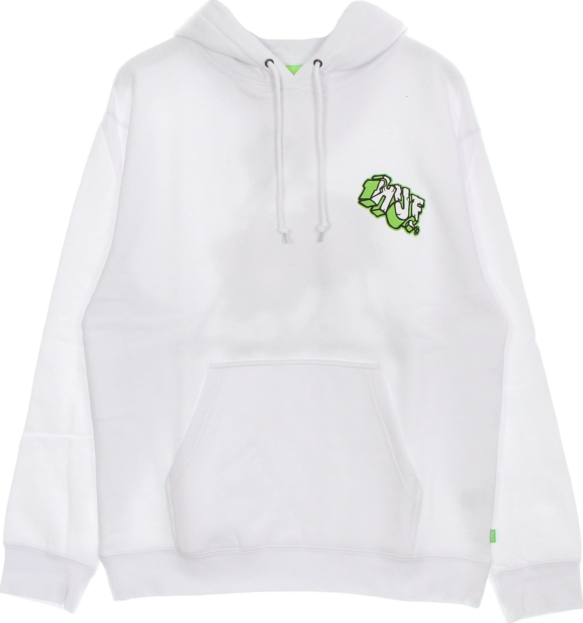 HUF Felpa Cappuccio Uomo Quake Tt P/o Hoodie White da uomo in Felpe con cappuccio Drestige - Casamassima, commercioVirtuoso.it
