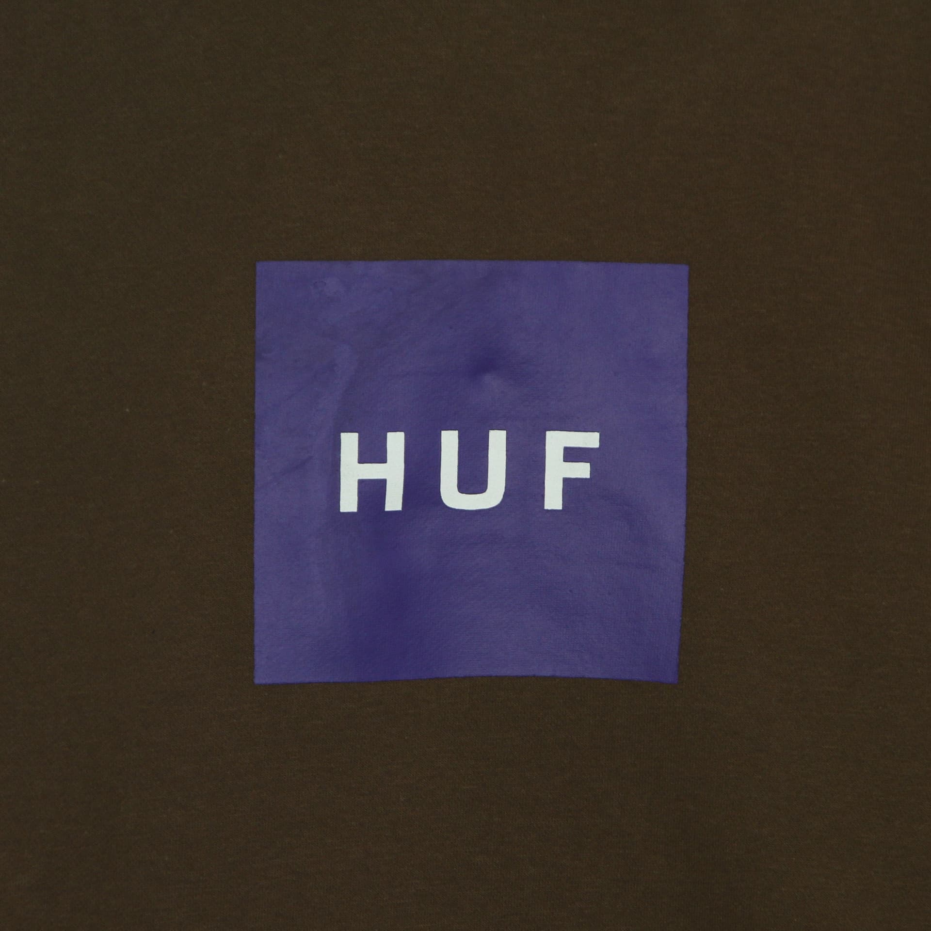HUF Felpa Cappuccio Uomo Essentials Box Logo P/o Hoodie Brown da uomo in Felpe con cappuccio Drestige - Casamassima, commercioVirtuoso.it
