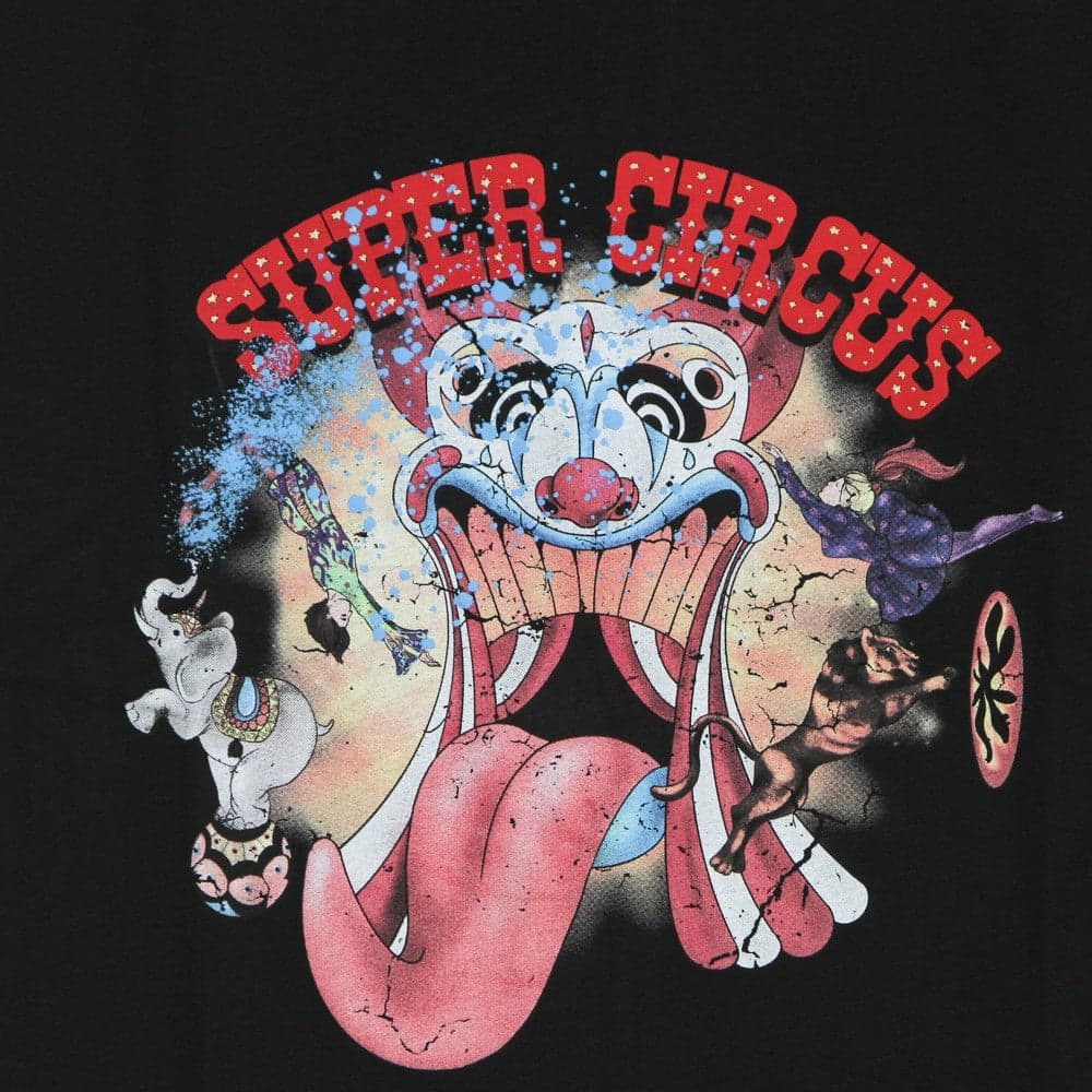 VISION OF SUPER Maglietta Uomo Tongue Print Tee Black da uomo in T-shirt Drestige - Casamassima, commercioVirtuoso.it