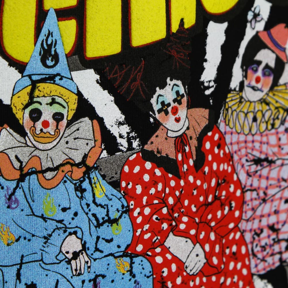VISION OF SUPER Felpa Leggera Cappuccio Uomo Clowns Print Oversize Hoodie Black da uomo in Felpe con cappuccio Drestige - Casamassima, commercioVirtuoso.it