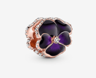 PANDORA - CHARM VIOLA DEL PENSIERO