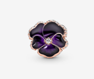PANDORA - CHARM VIOLA DEL PENSIERO in Bead Charm Alba Gioielli - Casoria, commercioVirtuoso.it