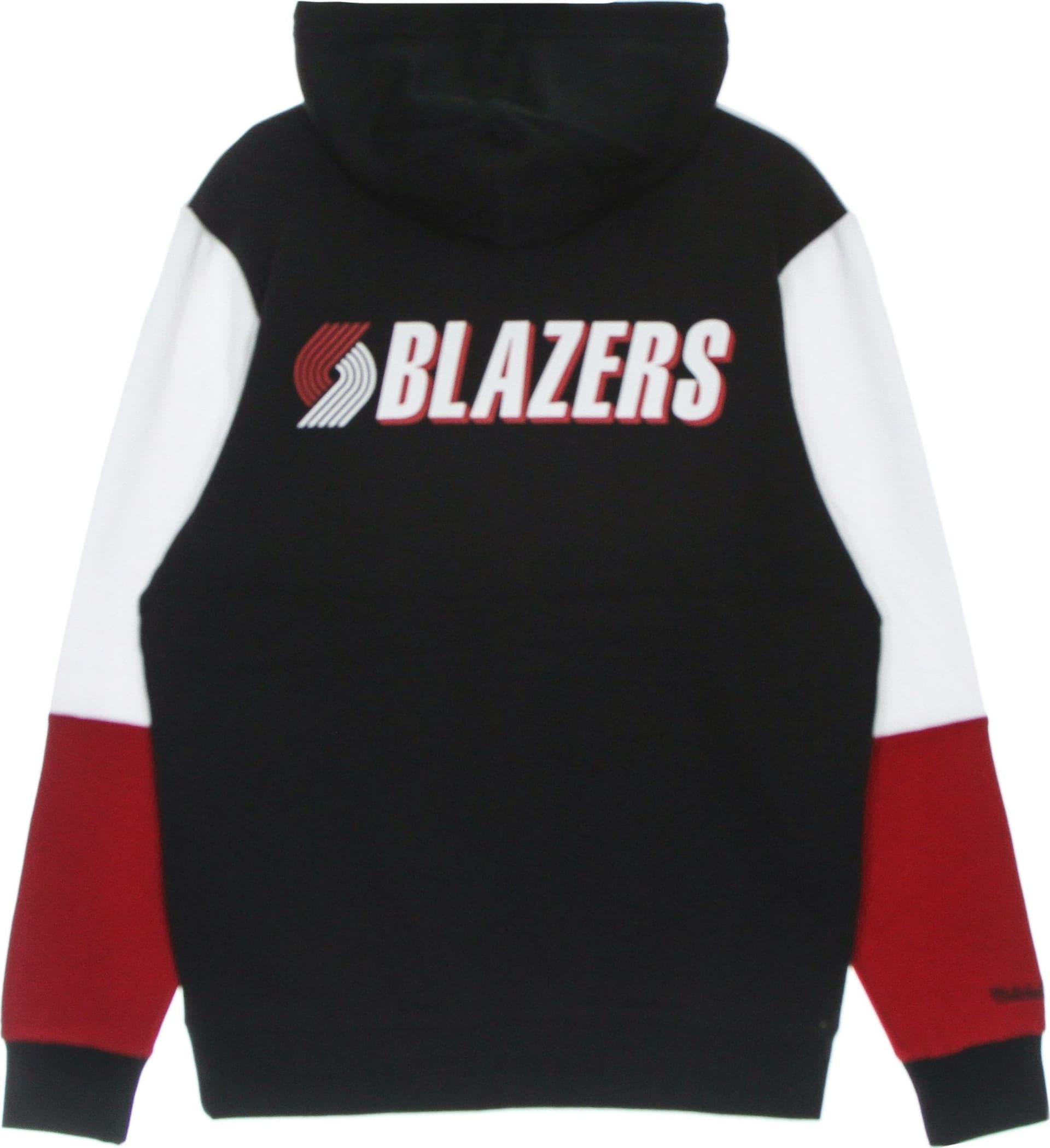 MITCHELL &amp; NESS Felpa Cappuccio Uomo Nba Fusion Fleece 2.0 Hardwood Classics Porbla Black/white da uomo in Felpe con cappuccio Drestige - Casamassima, commercioVirtuoso.it