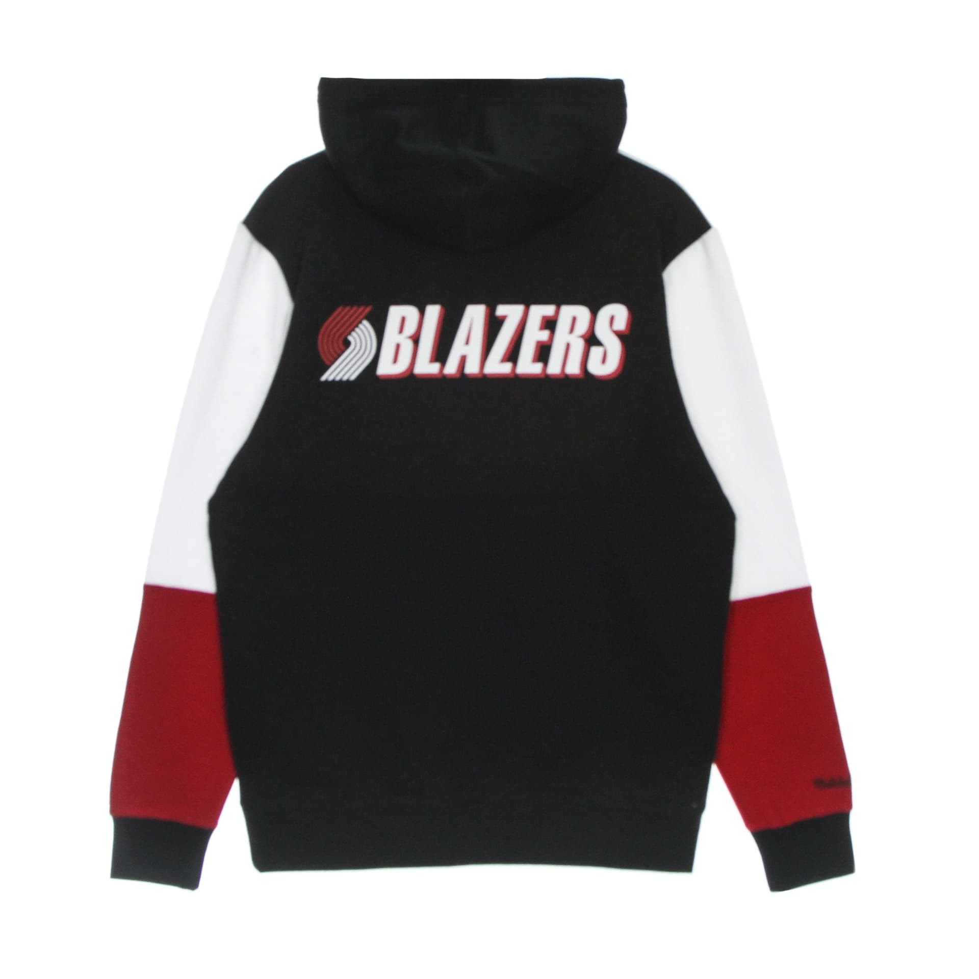MITCHELL &amp; NESS Felpa Cappuccio Uomo Nba Fusion Fleece 2.0 Hardwood Classics Porbla Black/white da uomo in Felpe con cappuccio Drestige - Casamassima, commercioVirtuoso.it