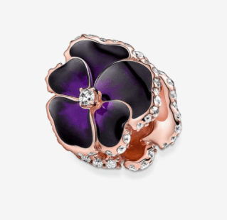 PANDORA - CHARM VIOLA DEL PENSIERO in Bead Charm Alba Gioielli - Casoria, commercioVirtuoso.it