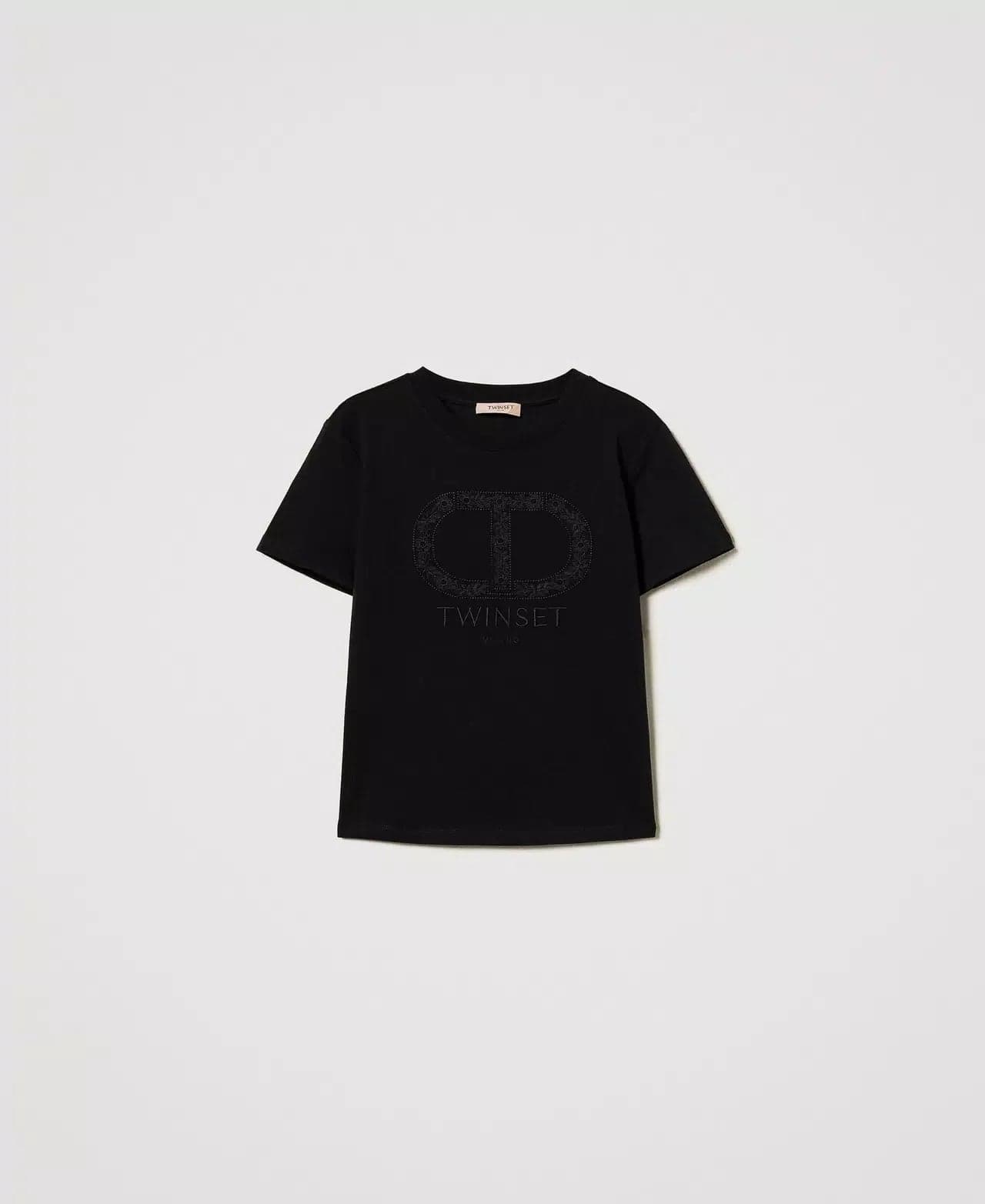 Twinset T-shirt donna con Oval T ricamato 251TP2072 in Twin set Broadway Red - Barletta, commercioVirtuoso.it