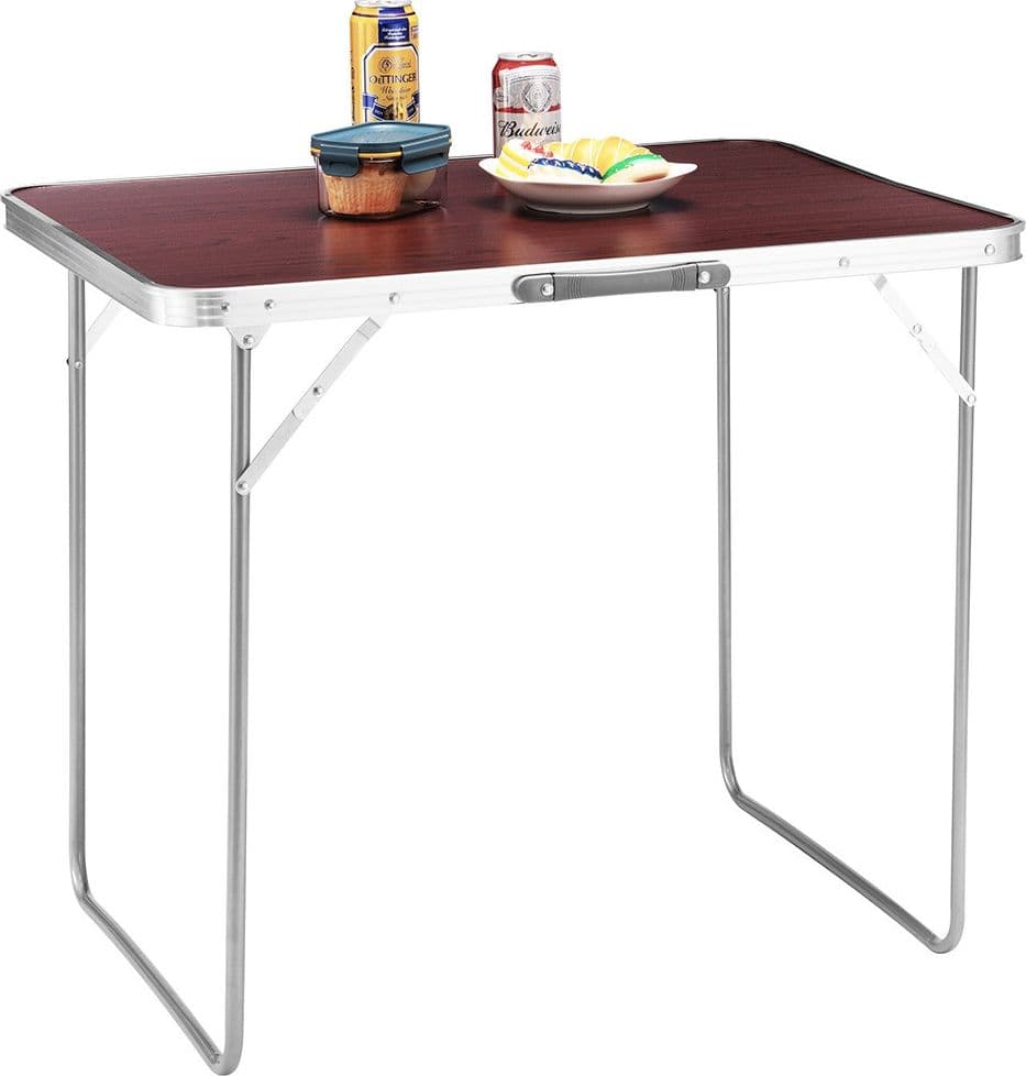 Tavolo Campeggio Picnic con Maniglia Effetto Legno 60x80x68cm Pieghevole Esterni in Tavoli standard Ecoprice.it - Avellino, commercioVirtuoso.it
