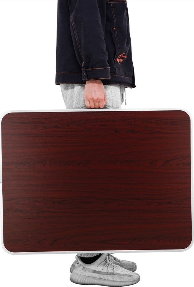Tavolo Campeggio Picnic con Maniglia Effetto Legno 60x80x68cm Pieghevole Esterni in Tavoli standard Ecoprice.it - Avellino, commercioVirtuoso.it